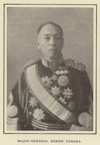 Major-General Koken Tanaka af Japanese Photographer