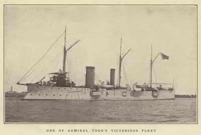 En af admiral Togos sejrende flåde af Japanese Photographer