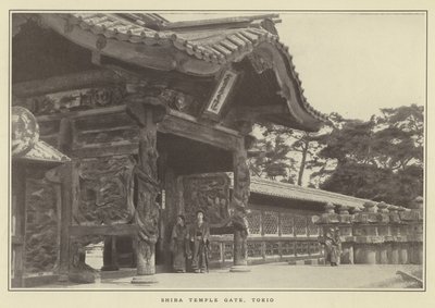 Shiba Temple Gate, Tokio af Japanese Photographer