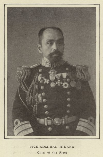 Viceadmiral Hidaka, chef for flåden af Japanese Photographer