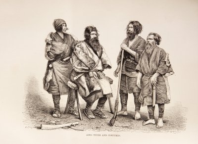 Ainu mennesker af Japanese School