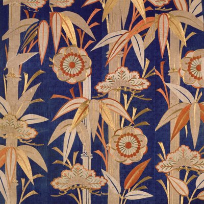 Buddhistisk tempelalterklæde, Edo-perioden (1600-1868) 1805 (silke) af Japanese School