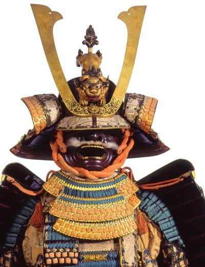 Ceremoniel rustning til en samurai, Edo-periode (blandet medier) af Japanese School