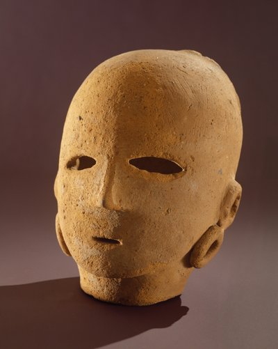 Haniwa-figur, ca. 300-600 e.Kr. (terracotta) af Japanese School