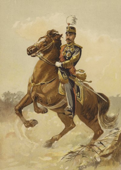 Hans Kejserlige Majestæt Kejseren af Japan (chromolitho) af Japanese School