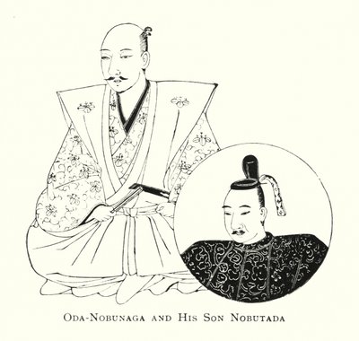 Oda-Nobunaga forslag til udgifter Nobutada Mura (Ityo) af Japanese School