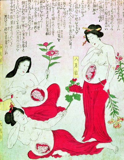 Gravide Kvinder, 1881 af Japanese School