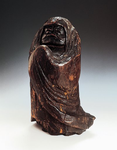 Statuette, der forestiller Daruma (Bodhidharma, grundlægger og første patriark af Zen) af Japanese School
