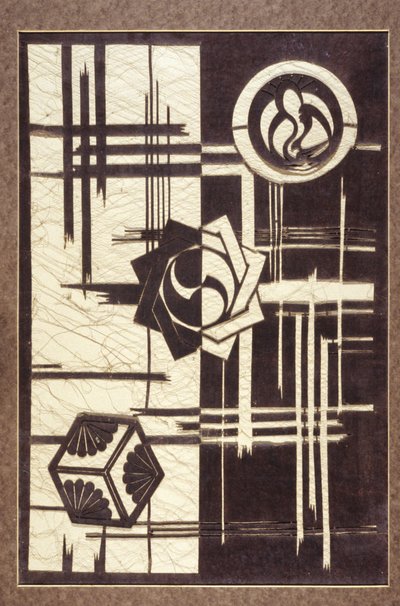 Stencil (papir) af Japanese School