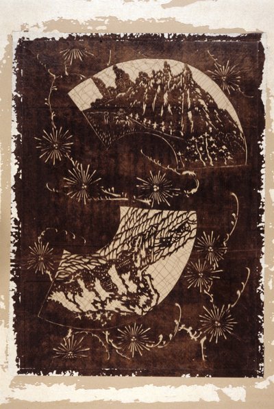 Stencil (papir) af Japanese School