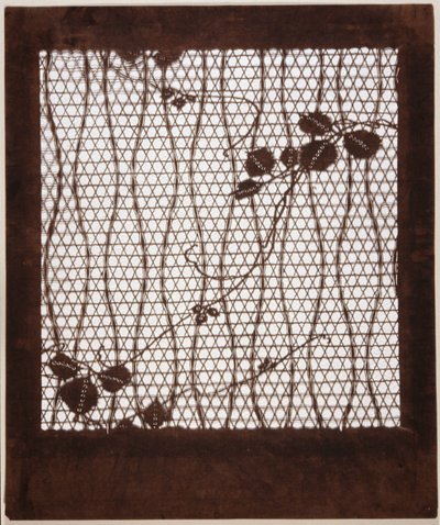 Stencil: Jordbærblade af Japanese School