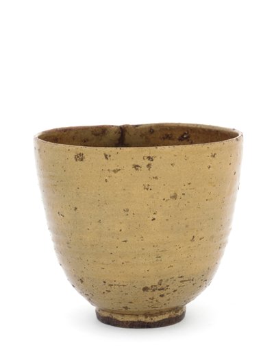 Teskål, eventuelt Hagi ware af Japanese School