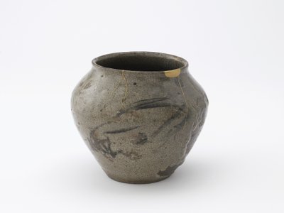Te-ceremoni-vandkrukke, Saga-præfekturet, Edo-perioden, 17.-18. århundrede (keramik) af Japanese School