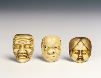 Tre masker af Japanese School