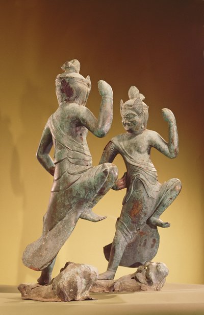 Zaou Gongen, Heian Periode (794-1185) (forgyldt bronze) af Japanese School