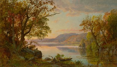 Et glimt af Greenwood Lake af Jasper Francis Cropsey