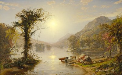 Efterår på Greenwood Lake, 1861 af Jasper Francis Cropsey