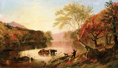 Autumn on the Hudson River, ca. 1861 (olie på lærred) af Jasper Francis Cropsey
