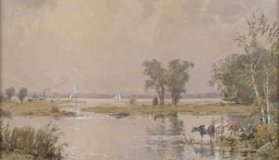Hackensack Meadows af Jasper Francis Cropsey