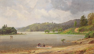 På Wawayanda Lake, New Jersey af Jasper Francis Cropsey
