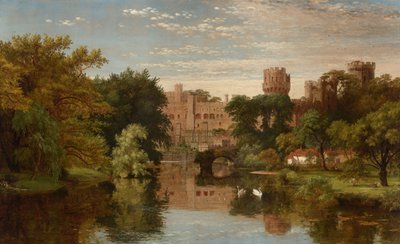 Warwick Castle, England af Jasper Francis Cropsey