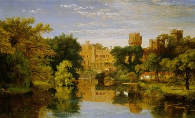 Warwick Castle, England, 1857. af Jasper Francis Cropsey