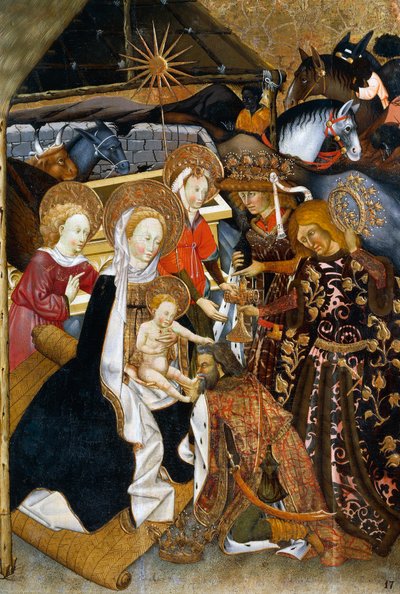Tilbedelse af Magi, altertavle fra Verdu af Jaume Ferrer