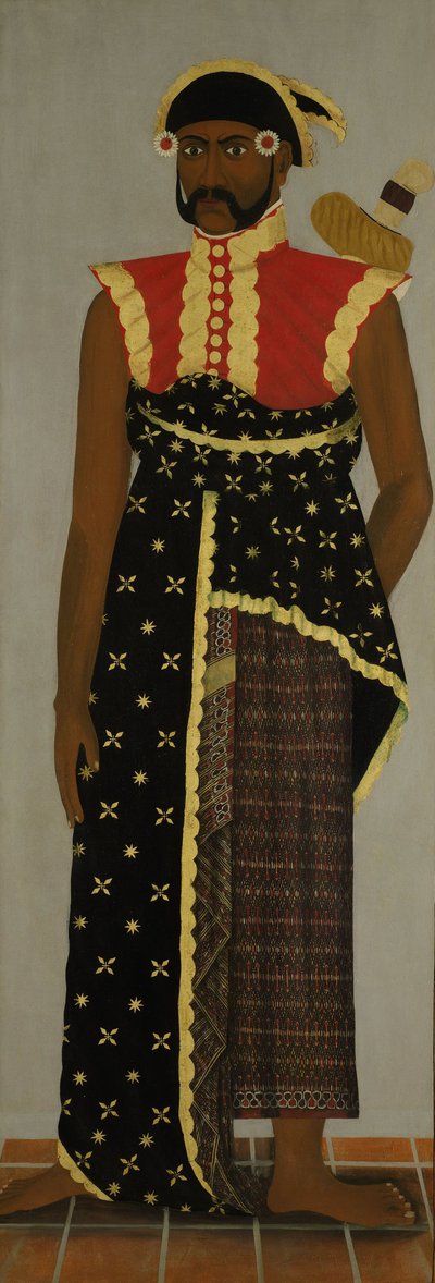 Javanesisk hoffunktionær, ca. 1820-70 af Javanese School
