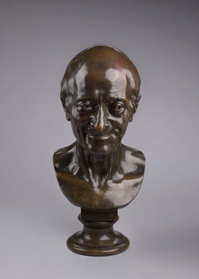 Portræt af Voltaire af Jean-Antoine Houdon