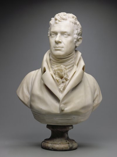 Robert Fulton, ca. 1804 (marmor) (se også 345578-79) af Jean Antoine Houdon