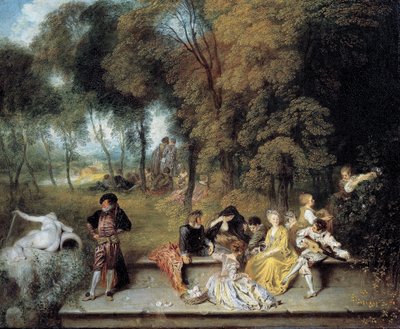 Kærlighedens glæder af Jean-Antoine Watteau