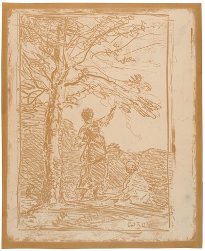 Døden og pigen af Jean-Baptiste-Camille Corot