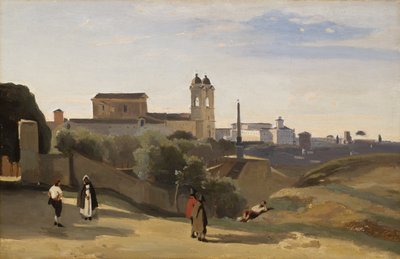 Monte Pincio, Rom af Jean-Baptiste-Camille Corot