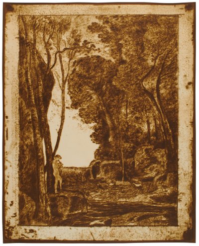 Den lille hyrde, 1. tavle af Jean-Baptiste-Camille Corot