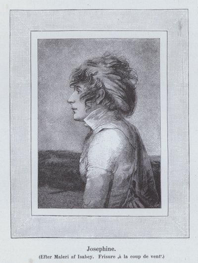 Josephine Beauharnais, første hustru til Napoleon I af Jean Baptiste (after) Isabey