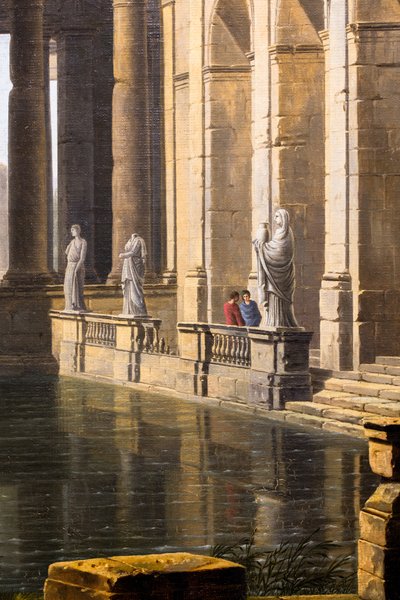 Ruinerne af et gammelt bad af Jean Baptiste Berlot