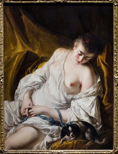 En kvinde, der er der, eller den overvågende Fidelite, v af Jean-Baptiste Deshays