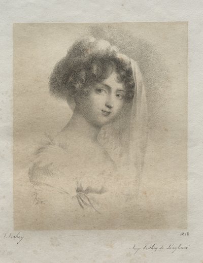 Fru. Horace Vernet af Jean-Baptiste Isabey