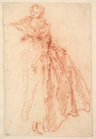 Studie für "M. de Pourceaugnac" af Jean-Baptiste Joseph Pater