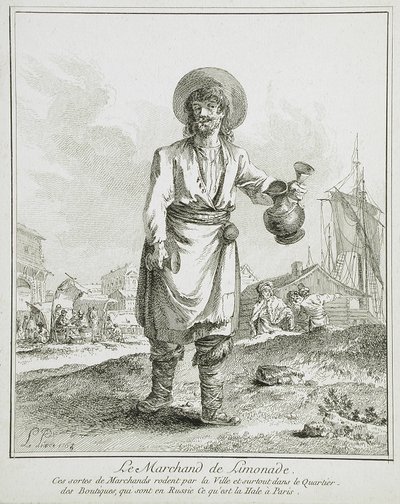 Limonadesælgersken af Jean-Baptiste Le Prince