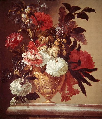 Blomster i en vase (olie på lærred) af Jean Baptiste Monnoyer