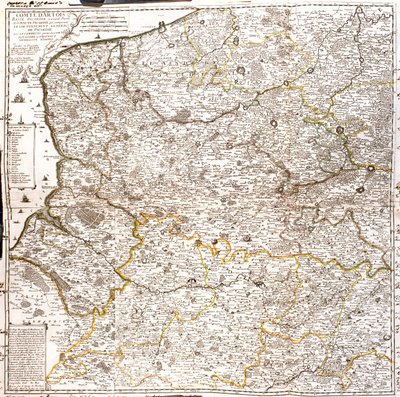 Frankrig (Region: Nord-Pas-de-Calais, Øvre Normandiet, Picardiet) Belgien (Region: Flandern) af Jean-Baptiste Nolin