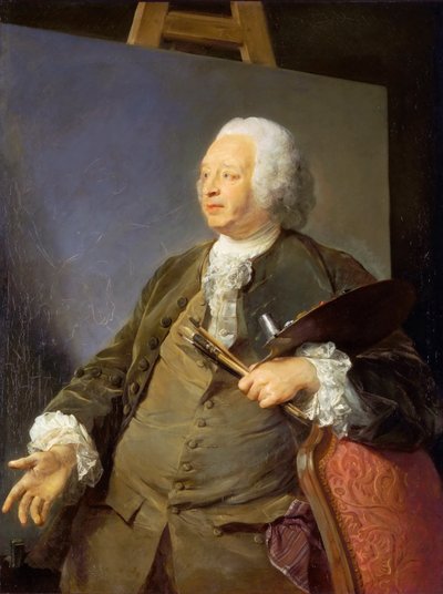 Portræt af Jean-Baptiste Oudry af Jean Baptiste Perronneau