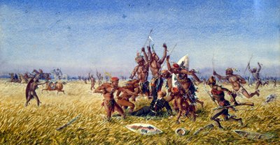 Le prince imperial bliver dræbt i Zululand af Jean Charles Pellerin