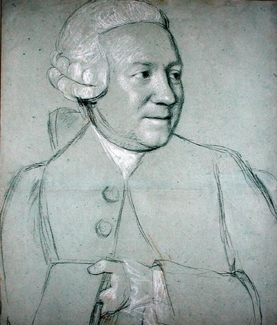 Porträt eines Mannes, der ein Buch hält von Jean Étienne Liotard