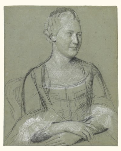 Portræt af en kvinde af Jean-Étienne Liotard