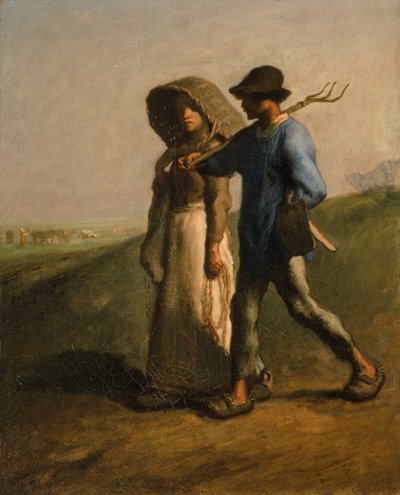 Går på arbejde af Jean-Francois Millet