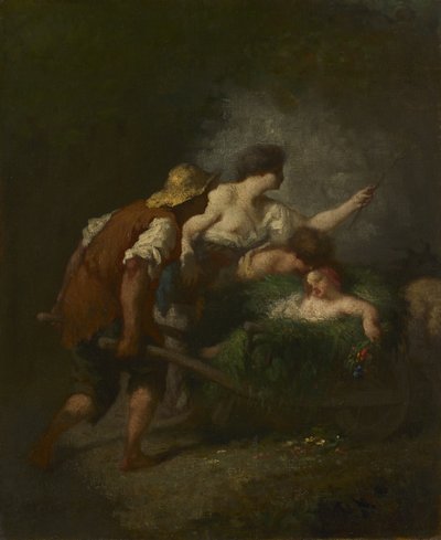 Retur fra markerne af Jean-Francois Millet