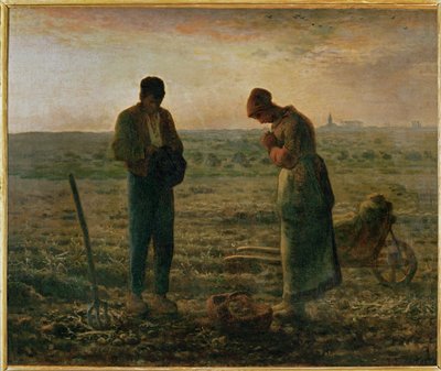 The Angelus (olie på lærred) af Jean-Francois Millet