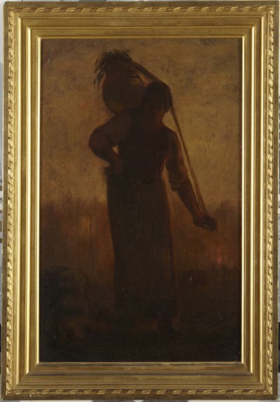 Malkepigen fra Normandiet af Jean-Francois Millet